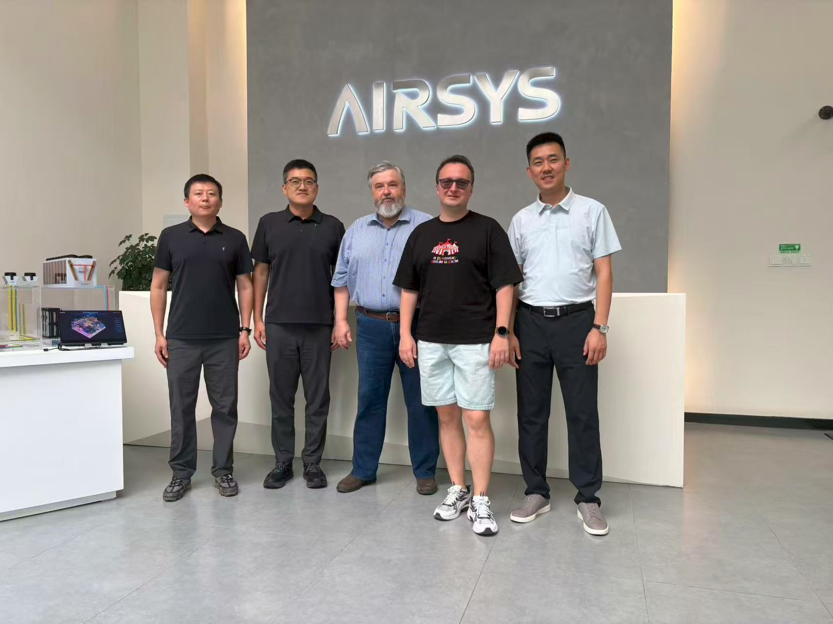 Встреча команды с представителями AIRSYS
